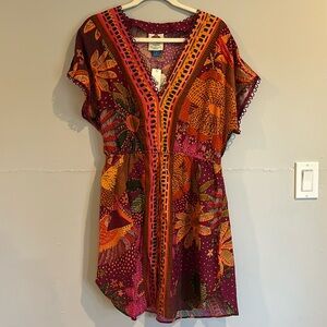 NWT FARM Rio beach cover up size S.